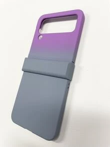 日韩风简约个性化撞色手机壳，兼容三星 Z Flip 4 折叠屏和 Z Flip 3。 - 彩色 - 查看 2