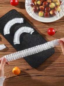 200pcs Thickened PE Plastic Food Wrap Bag For Fruits - White - View 3