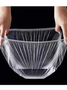 200pcs Thickened PE Plastic Food Wrap Bag For Fruits - White - View 2