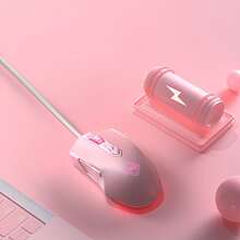 Ajazz Aj52pro Trimode Rgb無線滑鼠有線/藍牙/2.4g可充電電子競技遊戲宏觀筆記型電腦專用星空白 - 白色 - 查看 6