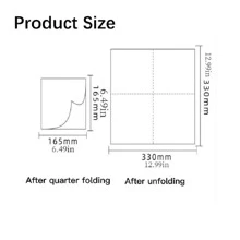 20pcs Dark Green Disposable Napkins, Double-Layered, Made Of Native Wood Pulp - Dark Green - View 9