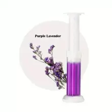 1入組廁所凝膠郵票花香氛浴室碗清潔廁所棍筆芯衛浴用品 - 紫色 - 查看 1