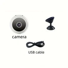 A9 Camera 2.4g Wireless Network 1080hd High-Definition Wifi Sports Dv Camera, Security Home Monitoring - White - View 7