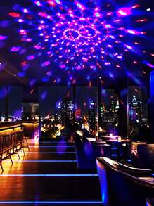 1pc Rgb Flashing Led Light With Usb & Remote Control, 7 Modes For Home Room Decoration - Multicolor - View 4