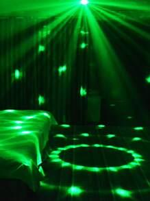 1pc Rgb Flashing Led Light With Usb & Remote Control, 7 Modes For Home Room Decoration - Multicolor - View 5