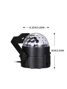 1pc Rgb Flashing Led Light With Usb & Remote Control, 7 Modes For Home Room Decoration - Multicolor - View 8