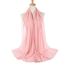 1盒混合雪紡頭巾套裝,包括5入組頭巾和2入組髮夾女士頭巾套裝 - 駝色 - 查看 6