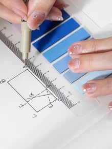 1 cuốn/200 chiếc Phối màu Đa chức năng Chỉ mục - Màu tím - Xem 3