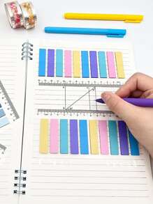 1 cuốn/200 chiếc Phối màu Đa chức năng Chỉ mục - Màu tím - Xem 5