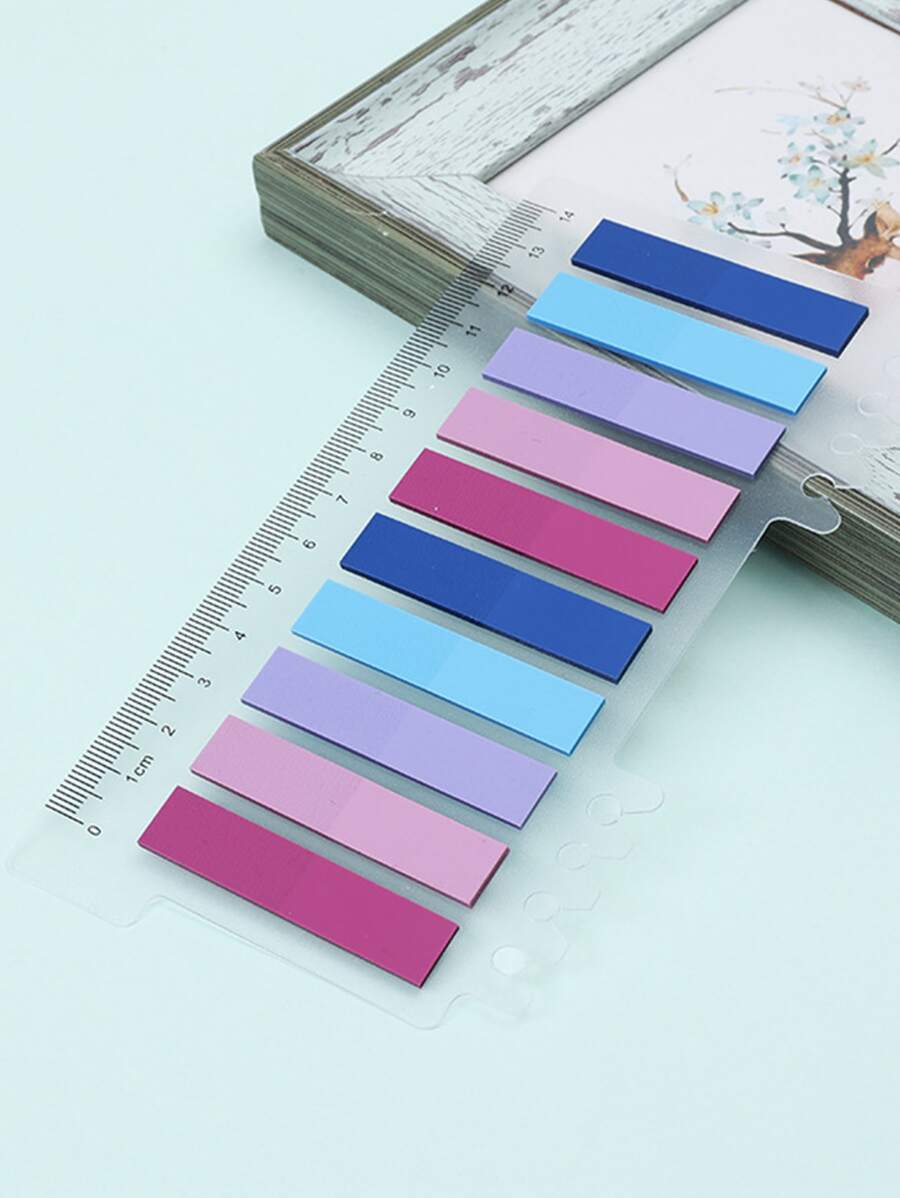 1 cuốn/200 chiếc Phối màu Đa chức năng Chỉ mục - Màu tím - Xem 1