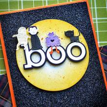 1 pieza inglés palabra de metal acero carbono Cuchillo Molde para DIY realce con corte - Plateado - Ver 1