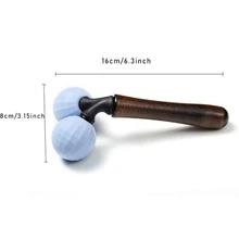 lyanxinlei Y-Shaped 360° Body Massage Roller, Manual Skin Massage Tool - Blue - View 8