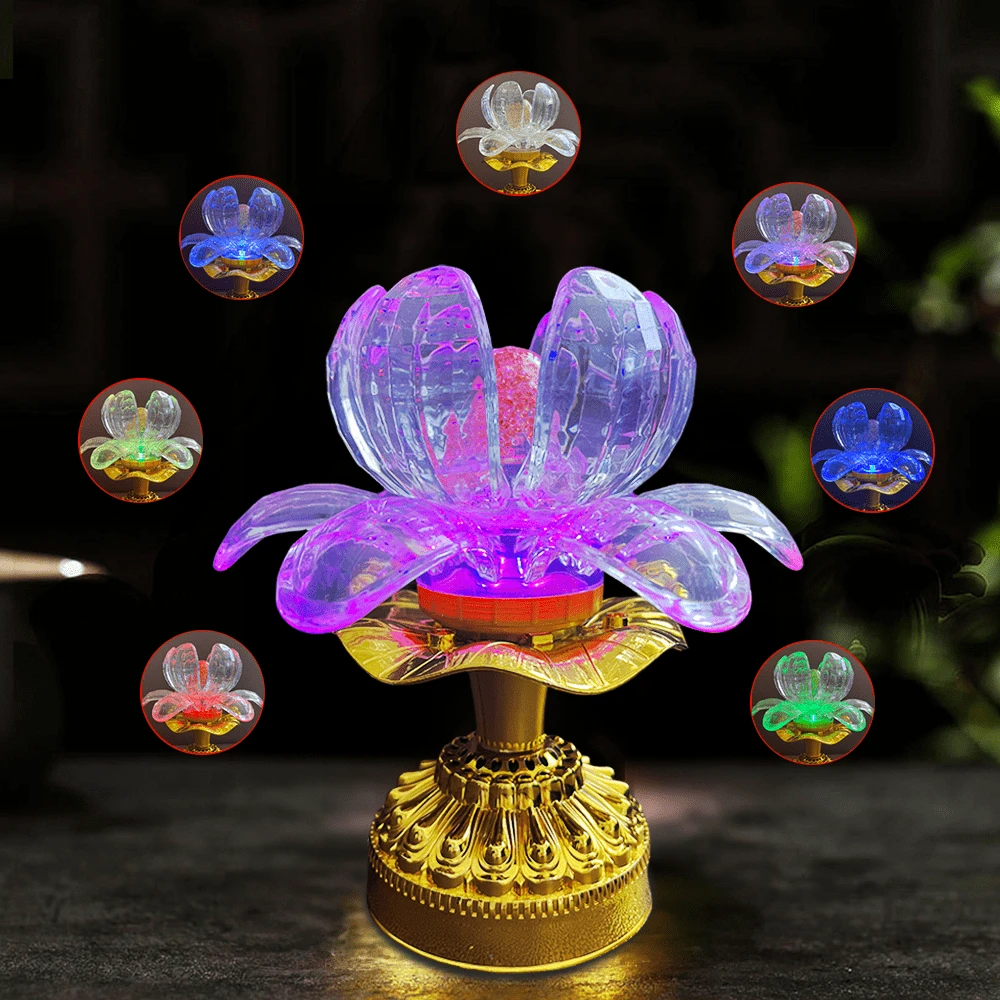 1 Miếng Sử dụng kép Vàng Phật tử Đầy màu sắc Đèn Led Đèn Nhà  Đèn Đèn - Nhiều màu - Xem 1