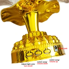 1 Miếng Sử dụng kép Vàng Phật tử Đầy màu sắc Đèn Led Đèn Nhà  Đèn Đèn - Nhiều màu - Xem 5