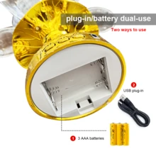 1 Miếng Sử dụng kép Vàng Phật tử Đầy màu sắc Đèn Led Đèn Nhà  Đèn Đèn - Nhiều màu - Xem 4