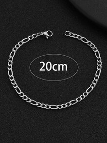 Vòng Tay Chuỗi Nam - Bạc - Xem 4