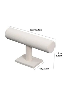 1pc Velvet Bracelet & Bangle Display Stand - Grey - View 6
