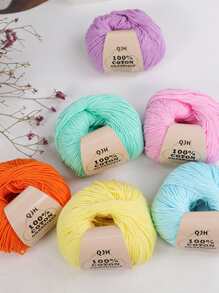 QJH Mềm mại Và Thoải mái Ấm áp Màu be Sợi Những quả bóng Với Màu sắc Đối với Creative DIY Dệt kim , Mùa Thu Và Mùa Đông - be - Xem 9