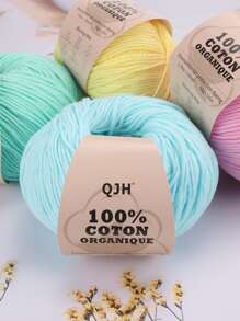 QJH Mềm mại Và Thoải mái Ấm áp Màu be Sợi Những quả bóng Với Màu sắc Đối với Creative DIY Dệt kim , Mùa Thu Và Mùa Đông - be - Xem 7