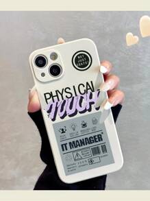 Letter Graphic Phone Case - Multicolor - View 3