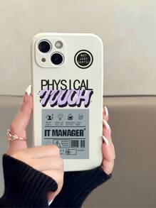 Letter Graphic Phone Case - Multicolor - View 2