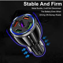 Bk-359-3a2c Black Car Charger - Black - View 3