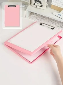 1pc Random Color Exam Paper Organizer File Folder - Multicolor - View 4