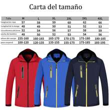Chaqueta Impermeable Casual Sports Reflective Windbreaker Hombres Cazadora con cremallera con capucha - Rojo - Ver 6