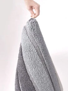 1pc Rectangle Grey Gradient Stripe Pattern Anti-Slip Tpr Backing Soft And Absorbent Bathroom Mat, Machine Washable And Hand Washable, Easy To Clean Home Bathroom Decor Bath Rug Floor Carpet Outdoor Rug Door Mat Fall Decor Bathroom Accessories Back To School Entryway Decor - Grey - View 8