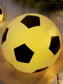1pc Soccer Shaped Decoration Light - Yellow - View 4