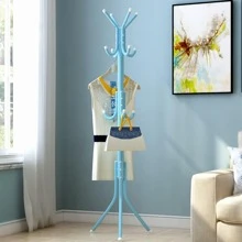 Coat Rack, Metal Storage Rack, Clothes Hanger - White - View 5