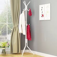 Coat Rack, Metal Storage Rack, Clothes Hanger - White - View 1