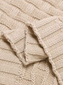 嬰兒繈褓毯 - 駝色 - 查看 3