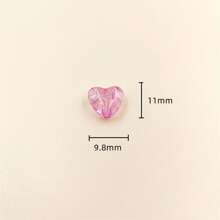 20pcs/set Creative Heart Design DIY Bead For Women For DIY Jewelry Making - Multicolor - View 3