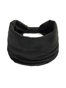 1条/4条装编织高弹宽发带，适合女士日常发型装饰，简约百搭的欧美风宽发带，时尚发饰。 - 彩色 - 查看 6