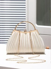 Glitter Bling,Shiny Glamorous,Elegant,Exquisite Glitter Rhinestone Decorated Fashion Clutch Bag With Metal Chain For Evening Party Dinner Bag,Evening Bag For Party Girl,Woman,For Female Perfect For Party,Wedding,Prom,Dinner/Banquet,For Best Gift For Women