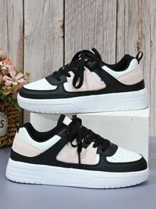 Fashionable And Versatile Flat Sneakers For Casual Sports Wear - Multicolor - View 1