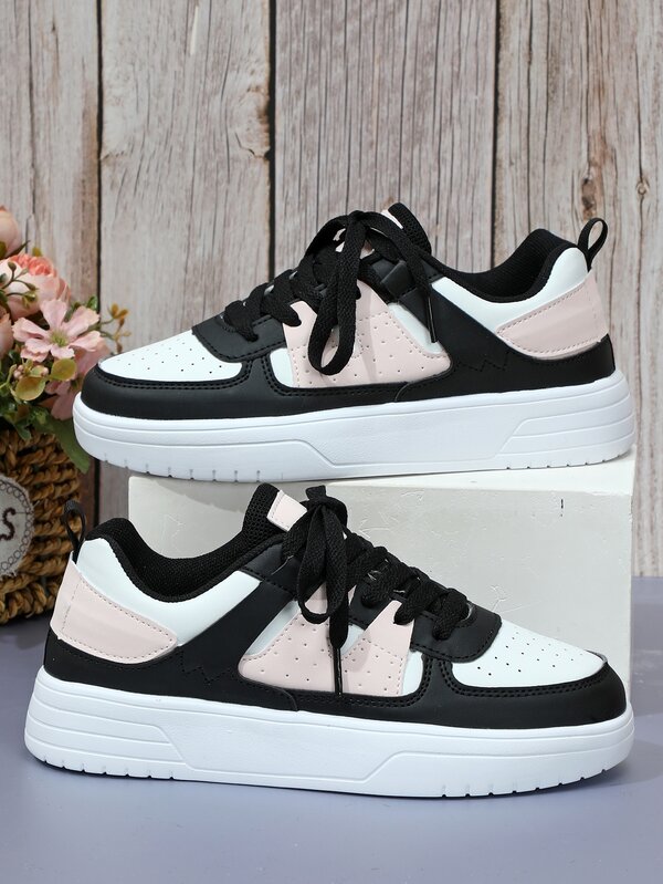 Fashionable And Versatile Flat Sneakers For Casual Sports Wear