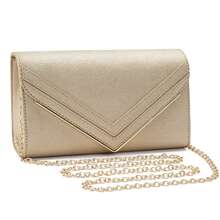 BOSTANTEN Clutch Purses For Women Small Purses Formal Evening Bags Crossbody Handbags For Wedding Party Prom - Beige - View 6
