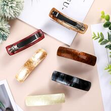 6 Piezas/set Pinza De Resorte Multicolor, Perfecta Para Coletas Y Todo Tipo De Peinados - Multicolor - Ver 4