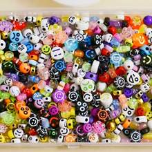 Yiwu Qiyou Accessories Co., LTD 1入組隨機可愛表情圓形DIY珠子 - 20g-100pcs-1套 - 查看 5