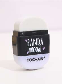 1 件二合一创意文具修正带和铅笔刀橡皮擦，多功能返校用品和学生礼物 - 彩色 - 查看 4