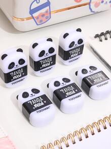 1 件二合一创意文具修正带和铅笔刀橡皮擦，多功能返校用品和学生礼物 - 彩色 - 查看 5