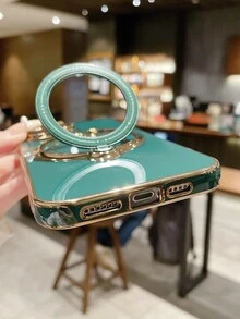 Ốp lưng & bao da điện thoại Với Thiết kế Máy ảnh Giá đỡ chuông điện thoại - màu xanh lá - Xem 4