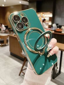 Ốp lưng & bao da điện thoại Với Thiết kế Máy ảnh Giá đỡ chuông điện thoại - màu xanh lá - Xem 3