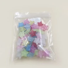 50入組/套星星DIY首飾配件 - 彩色 - 查看 4