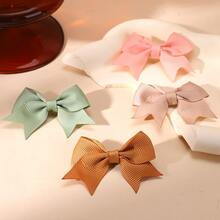 10入組糖果彩色蝴蝶形髮夾簡約風髮夾適用於小女童,馬尾配件 - 彩色 - 查看 2