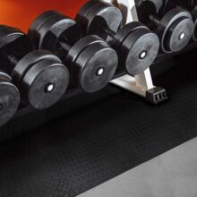 Eva Gym Floor Mat, Non-slip, Easy To Clean, Multi-functional, Suitable For Fitness, Yoga, Pilates - Black - View 6