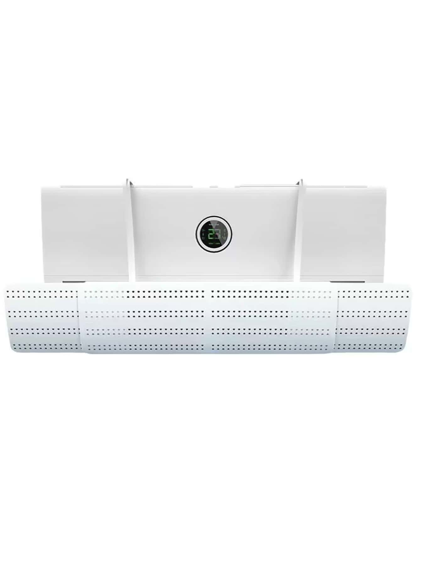 1pc White Retractable Air Conditioning Deflector Wall-mounted Wind Guide Shield To Prevent Direct Blowing - White - View 1