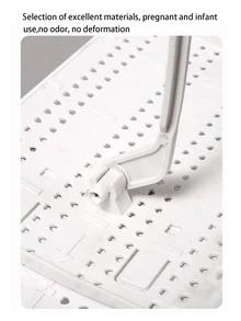 1pc White Retractable Air Conditioning Deflector Wall-mounted Wind Guide Shield To Prevent Direct Blowing - White - View 5